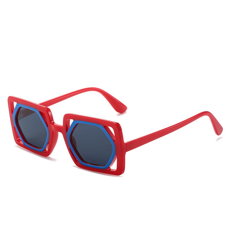 Hollowed Square Sunglasses Womenvintage Shades Men Trending Design Luxury Sun Glasses Uv400 Eyewear