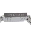 BVLGARI Quadlard Watches SQ29SSD blackDial Stainless Steel Quartz Analog display unisex Used