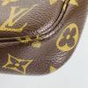 [Pre-Owned] Pochette Monogram Zip Closure PVC Handbag - Very Good #1ENG97O