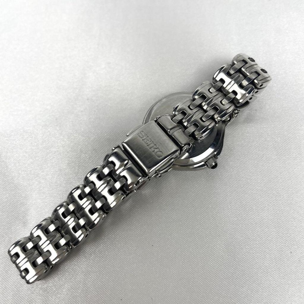 [USED] Operation/Battery SEIKO Watch Navy with Genuine Strap