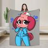 Animal Hospital Cat Dog Duo Manga Blankets Quality Soft  Throw Blanket Winter Travel Couch Bed Novelty Bedspread