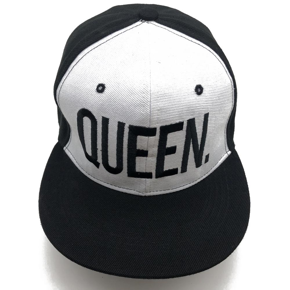 Black Hip Hop Snapback Baseball Cap Embroidered QUEEN for Men Women