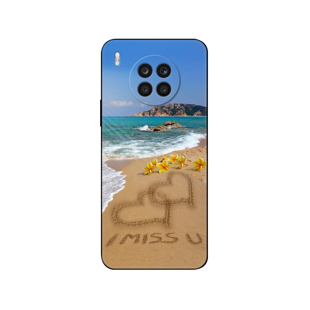 For Honor 50 Lite Case 6.67inch Silicon Back Cover Phone Case For Huawei Honor 50 Lite Case Bumper 50Lite Light Black Tpu Case