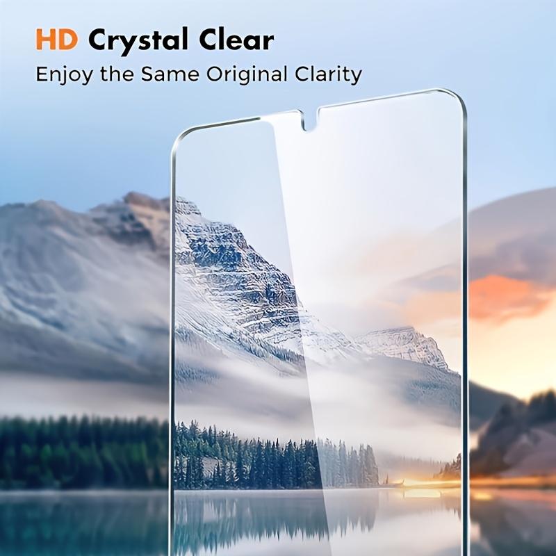 4pcs Premium Tempered Glass for Samsung Galaxy S26 S25 Edge S24 Ultra S23 S22 S21 Plus FE Note20 Screen Protector Fingerprint Unlock Glass Flim