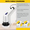 Electric Cleaning Brush Spin Scrubber 3 in 1 Cordless Cleaning Brush Handheld Compact Cleaning Tool