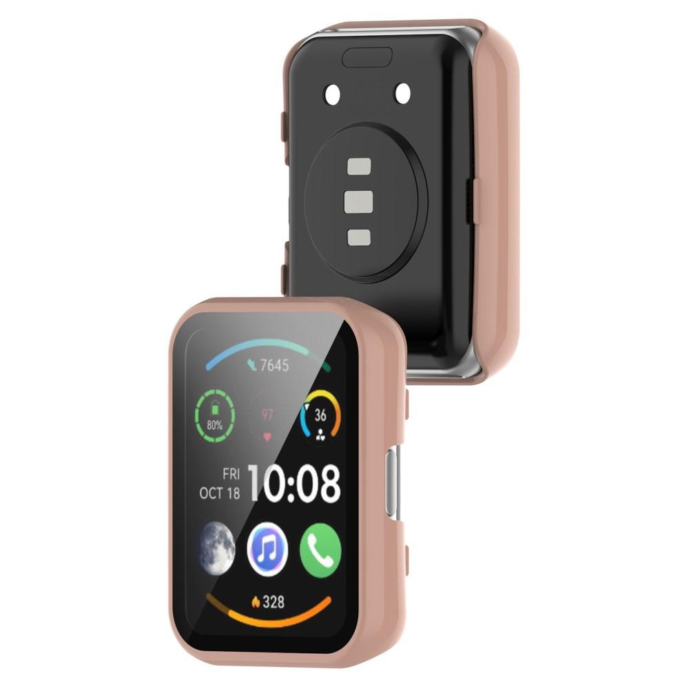 2in1 Case + Tempered Glass for Huawei Watch Fit/Fit SE, pink
