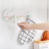 4-Hook Cartoon Star Moon Cloud Non Punching Hook Home Keychain Jewelry Bag Hanger Bathroom Bath Ball Storage Rack