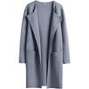 Autunno e Inverno Nuovo Cappotto Casual Comodo da Donna Europeo e Americano Cappotto di Lana con Revers