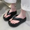Fashion Summer Eva Platform Flip Flops for Women 2025 Non Slip Clip Toe Beach Slippers Woman Comfortable Thick Bottom Slides Sandals