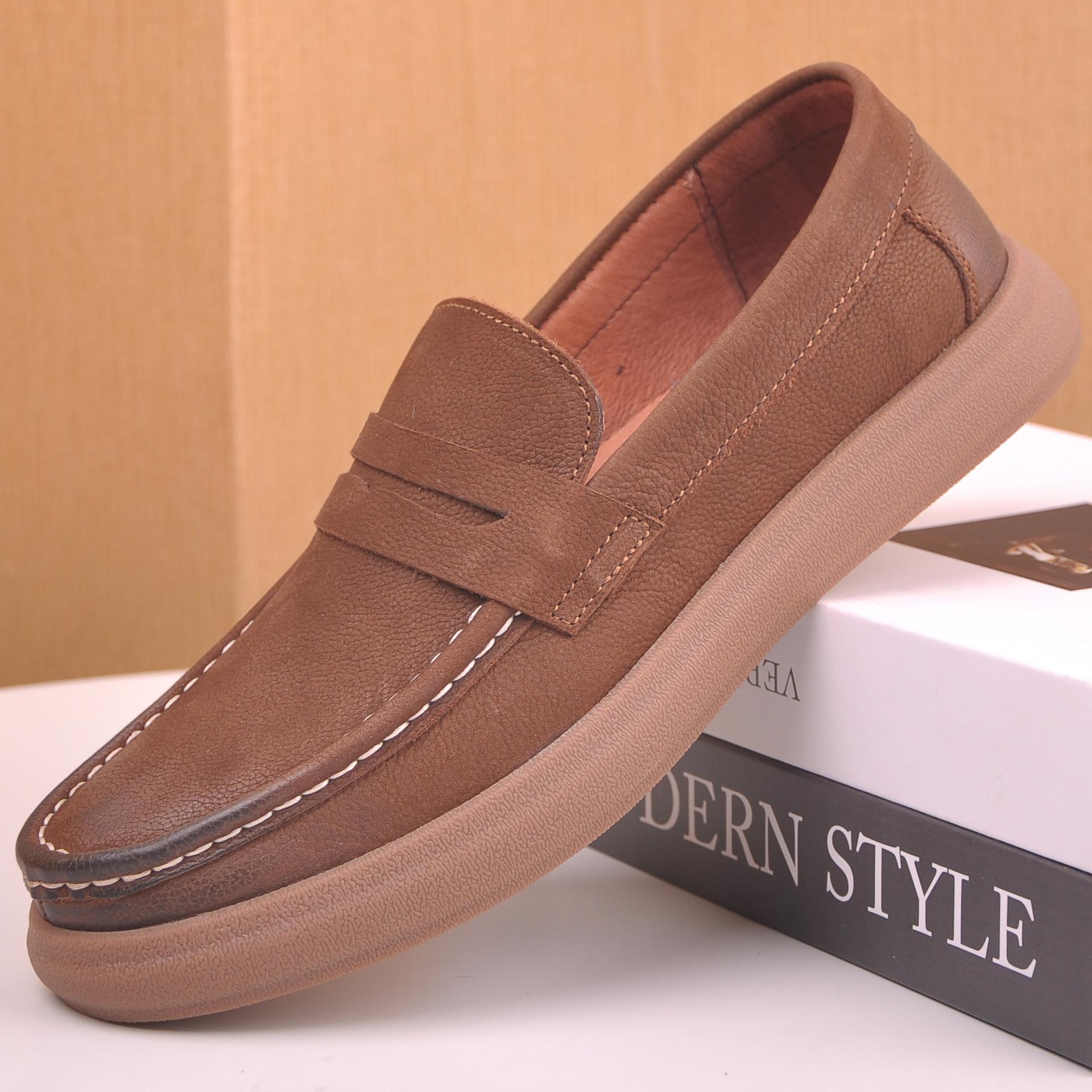 

Мужские туфли из натуральной кожи в стиле ретро, деловые формальные оксфорды, обувь, мужские кожаные туфли, мужские лоферы, zapatos hombre 43 коричневый