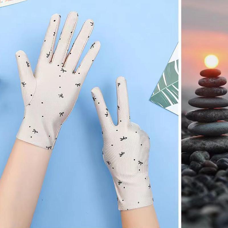 Damen Fahrhandschuhe Sonnenschutzhandschuhe Damen Sommer Atmungsaktive Elastische Sonnenschutzhandschuhe für Dame Mädchen
