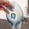 Punch-free Soap Box Stain-proof Unique Creative Leaf-shaped Soap Dish Bathroom Accessories