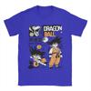 Mens Little Goku Dragon Ball Z T Shirts  Pure Cotton Tops Novelty Short Sleeve Crewneck Tees Printing TShirt