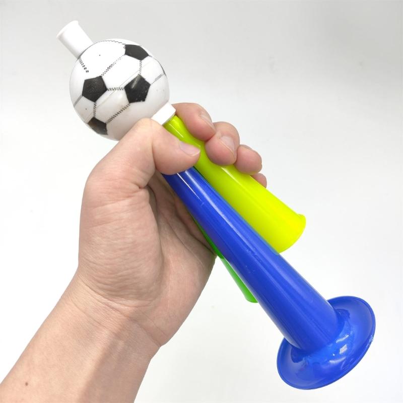 Set Of 10 Colorful Stadium Horns Random Color Soccer Fan Trumpet For Football Game And Group Gatherings