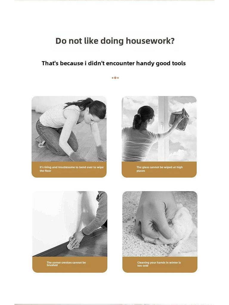 Electric Dual-Purpose Cleaning Brush for Kitchen, Bathroom & Glass - Handheld, Multifunctional & Powerful