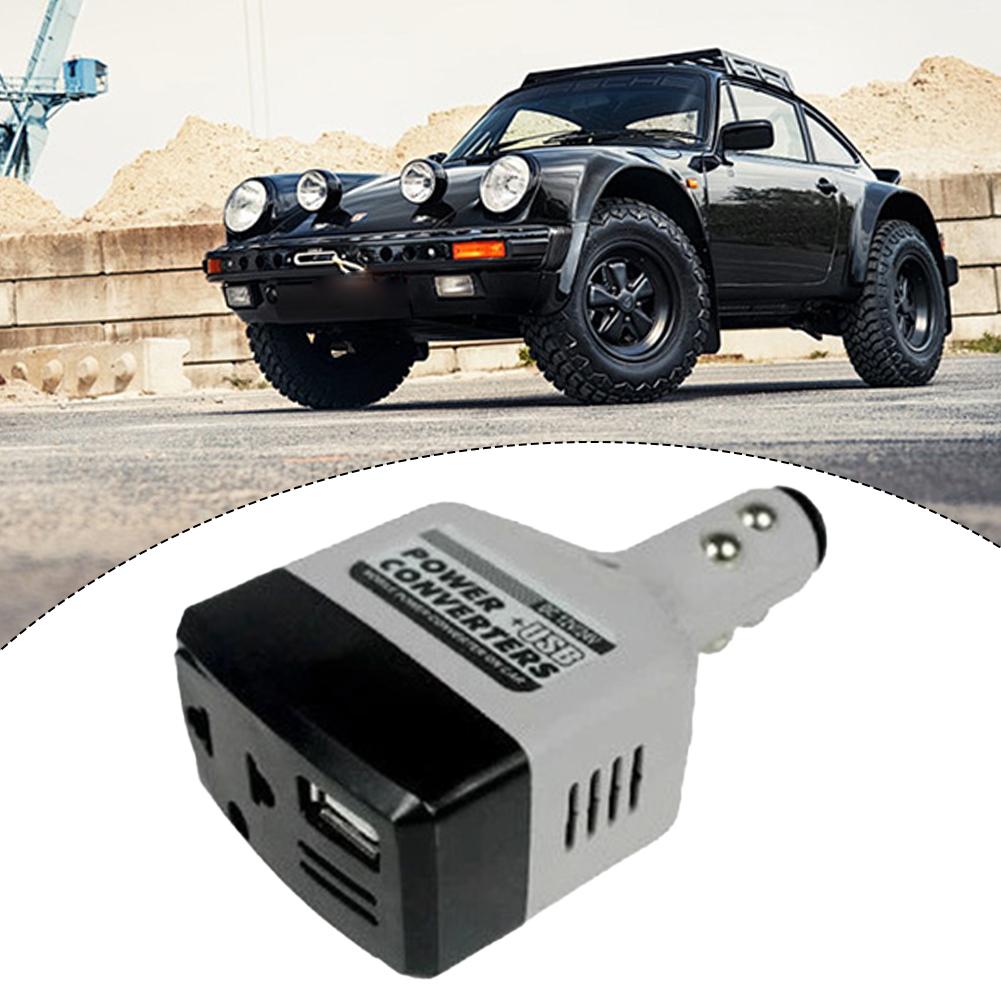 12v/24v To 220V DC To AC Car Power Converter Adapter Inverter USB Outlet Charger Equippments Auto Replacement Parts