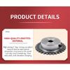 1pc 04C 2Pitch 15mm Height 10 Teeth Standard Sprocket 6/8/10mm Bore With M5*1 Setscrew Hole Ready To Install