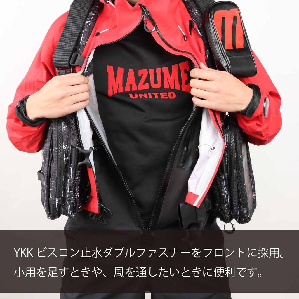 Mazume Red Moon Wading Short Jacket III Size 3L MZRJ-741-05 Black,
