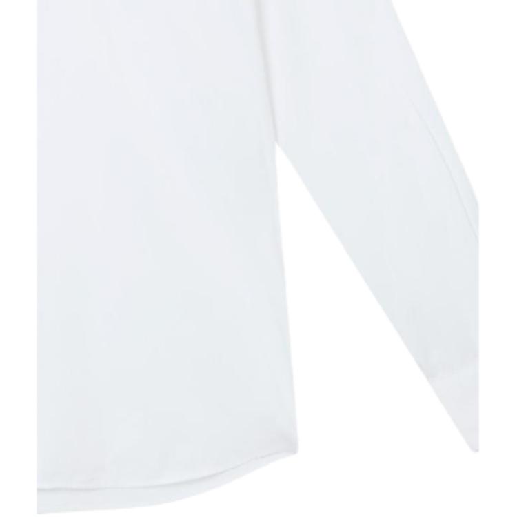 Moncler Simple Solid Color Casual Versatile Pointed Collar Long Sleeve Shirt Men shirts G20912F0000328144001
