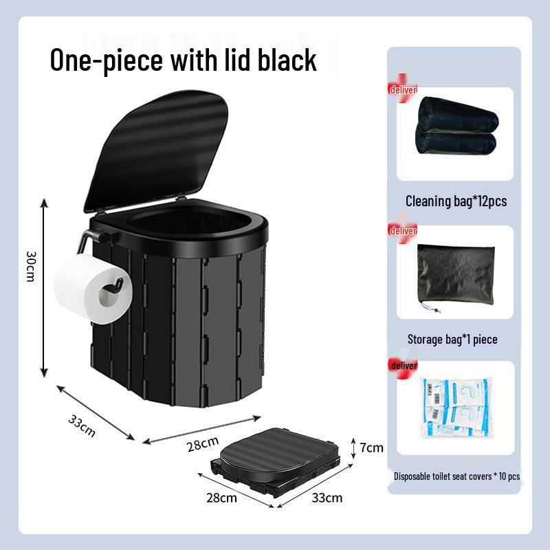 Portable Folding Car Toilet Tent for Camping, Road Trips & Emergencies