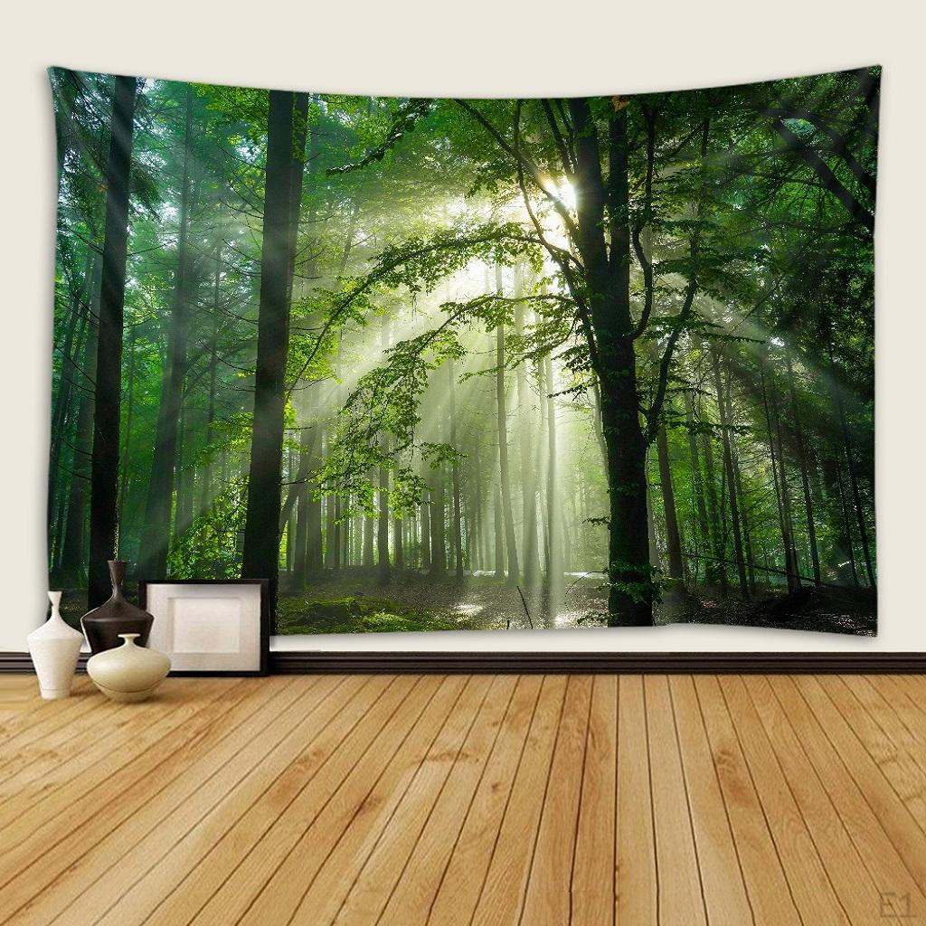 Wandteppich Hintergrundvorhang Camping Picknicktuch Studentenwohnheim Dekor