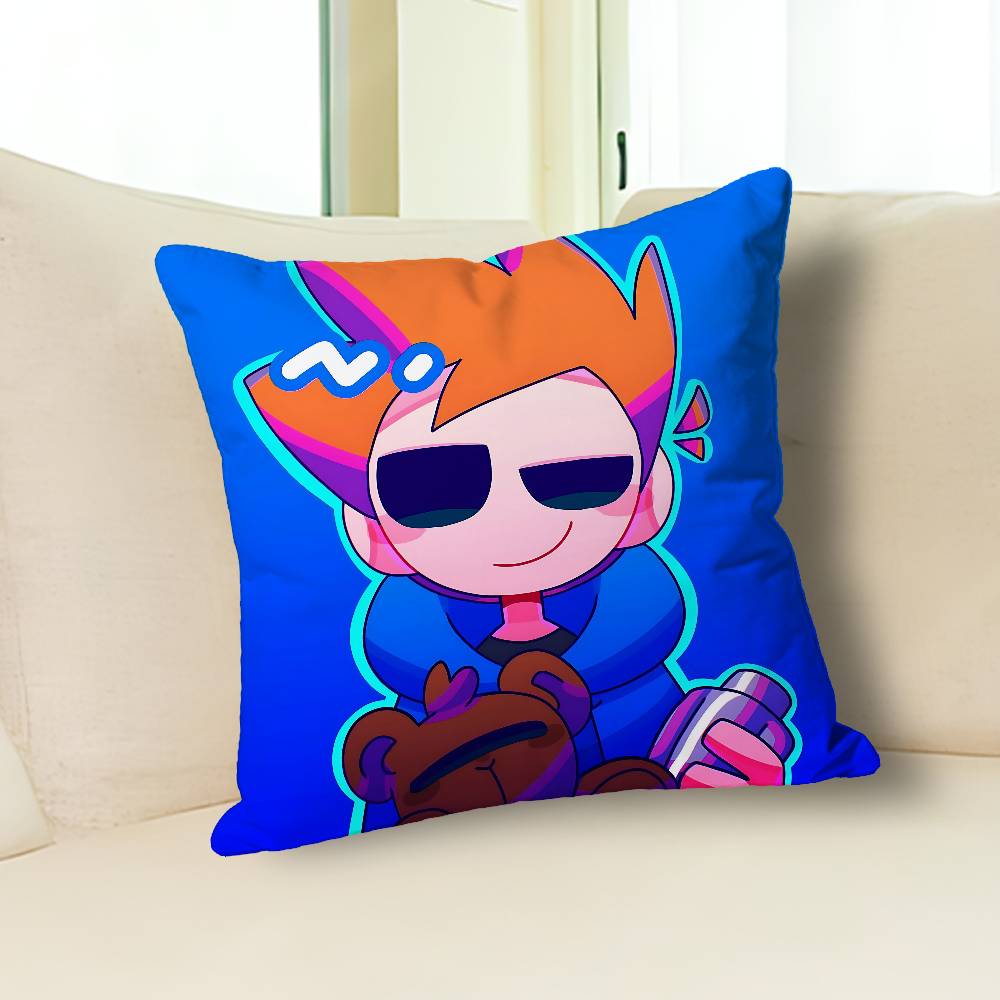 Funny E-Eddsworlds-S Various Sizes Square Pillow Case For Car Home Bedchamber Decor Custom Valentine gift