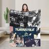 Turnstile Rockband Tourdecke Mehrere Größen Weiche Flauschige Plüsch Überwurfdecken für Couch Sofa und Bett