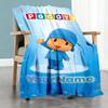 Pocoyo Personalized Name Blanket Multi-purpose Personalized Blanket Durable Comfort Throw For Couch Office Chair Picnics Livingroom