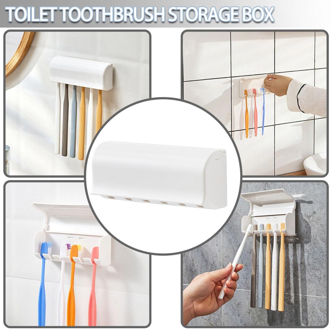 

PDTO новый держатель для зубных щеток, семейный органайзер для хранения зубных щеток, настенный органайзер для зубных щеток