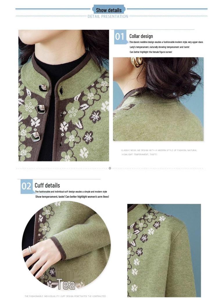 Schicker Frühlings-Herbst-Cardigan: Stilvoller Pullover für Frauen über 50