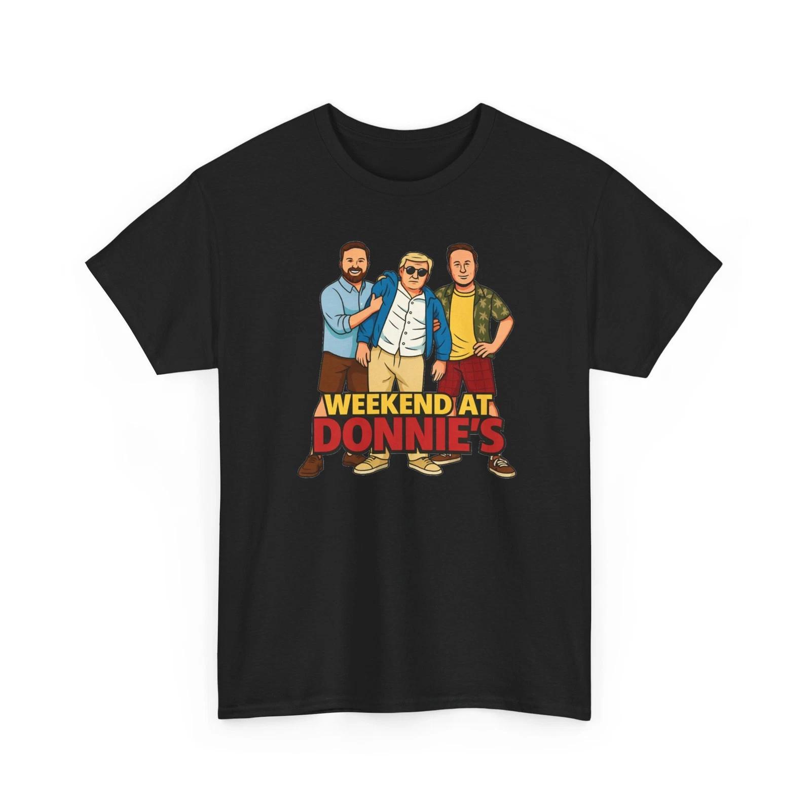 Weekend At Donnie s Anti Trump T-shirts Anti Maga Shirt fdt T-Shirt Liberal S