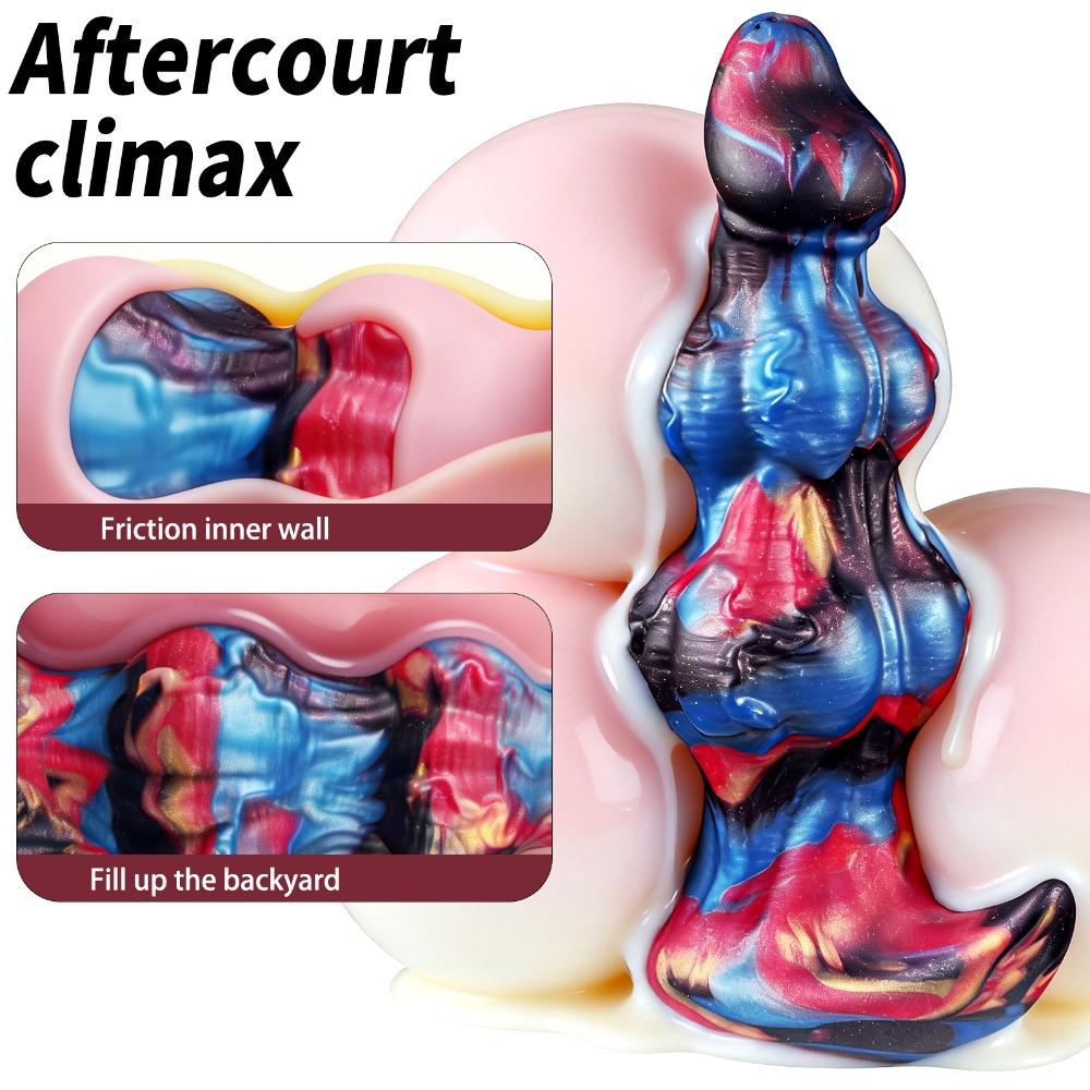 Flexible Realistic Anal Plug Soft Silicone Backdoor Trainer For Male Female Body Safe Toys