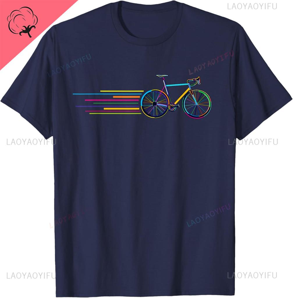 Cyclist Gravel City Bike Bicyclist Bicycle Tshirt Custom Printed Graphic T Shirts Casual Unisex And Unisex Short Sleeves Camisas