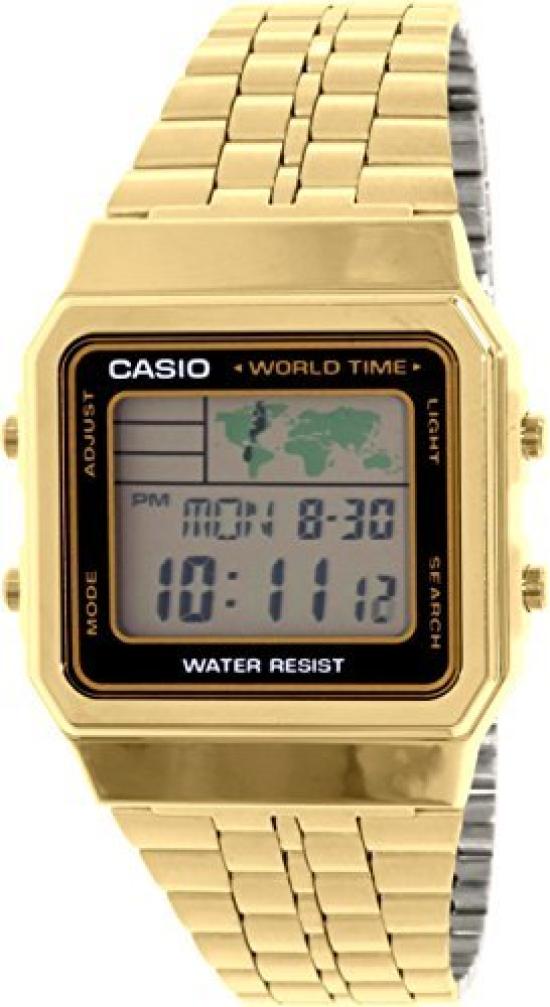 

Часы Casio Casio World Time нержавеющая сталь часы мужские золотистые A500WGA-1 мужские [Товар]