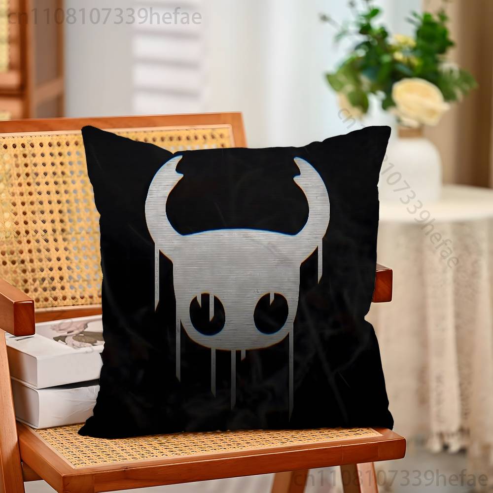 

HHollow KKnight Pillow Cases for Bedroom Living Room Sofa Home Decor Polyester Cushion Cover with Zipper 30x30cm