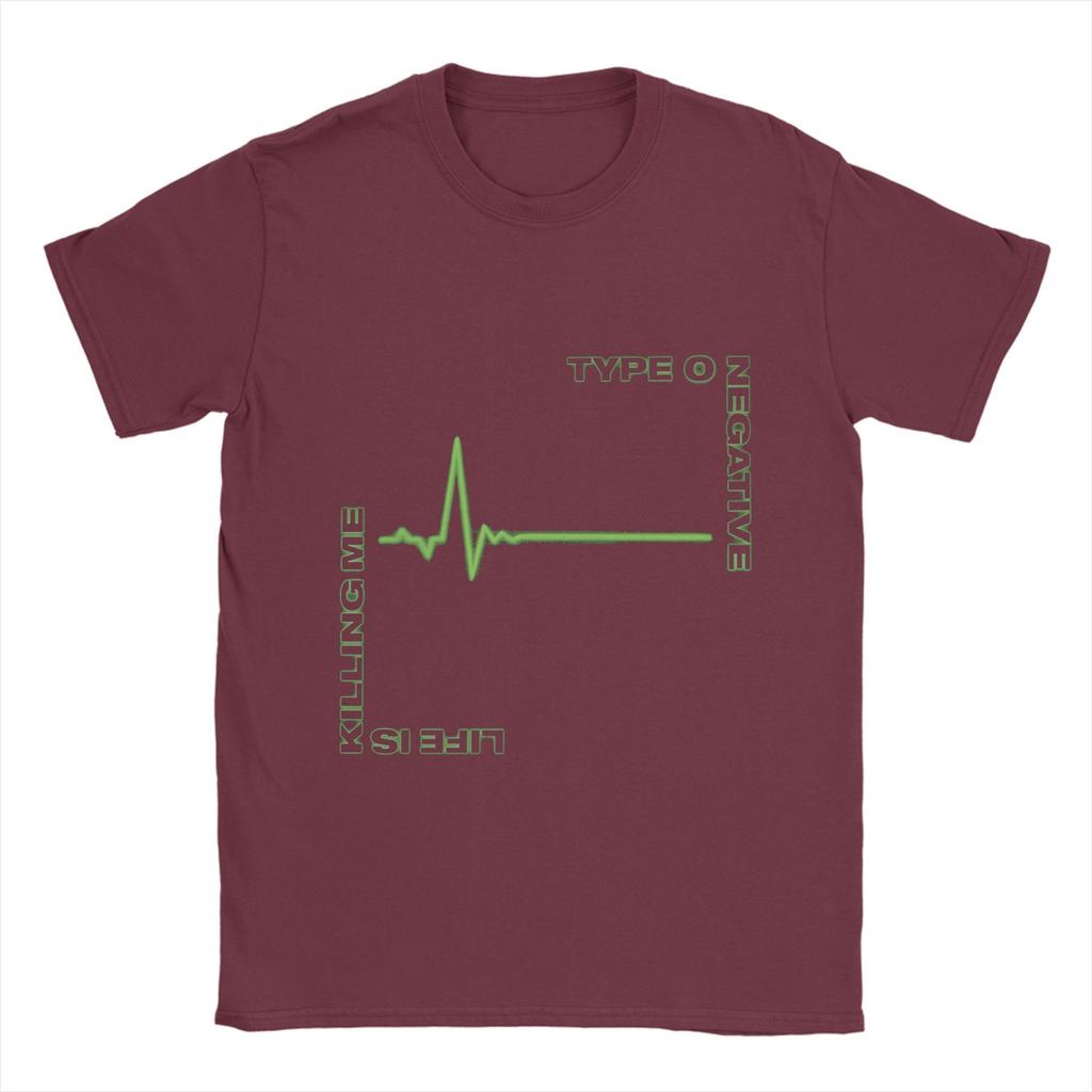 Novelty Rock Band Type O Negative  T-Shirt for Men Crew Neck Pure Cotton T Shirts  Short Sleeve Tee Shirt New Arrival Tops
