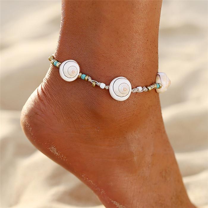 Fashion Colorful Turkish Eyes Anklets for Women Charm Gold Color Beads Pendant barefoot sandals Anklet Foot Jewelry Accessories