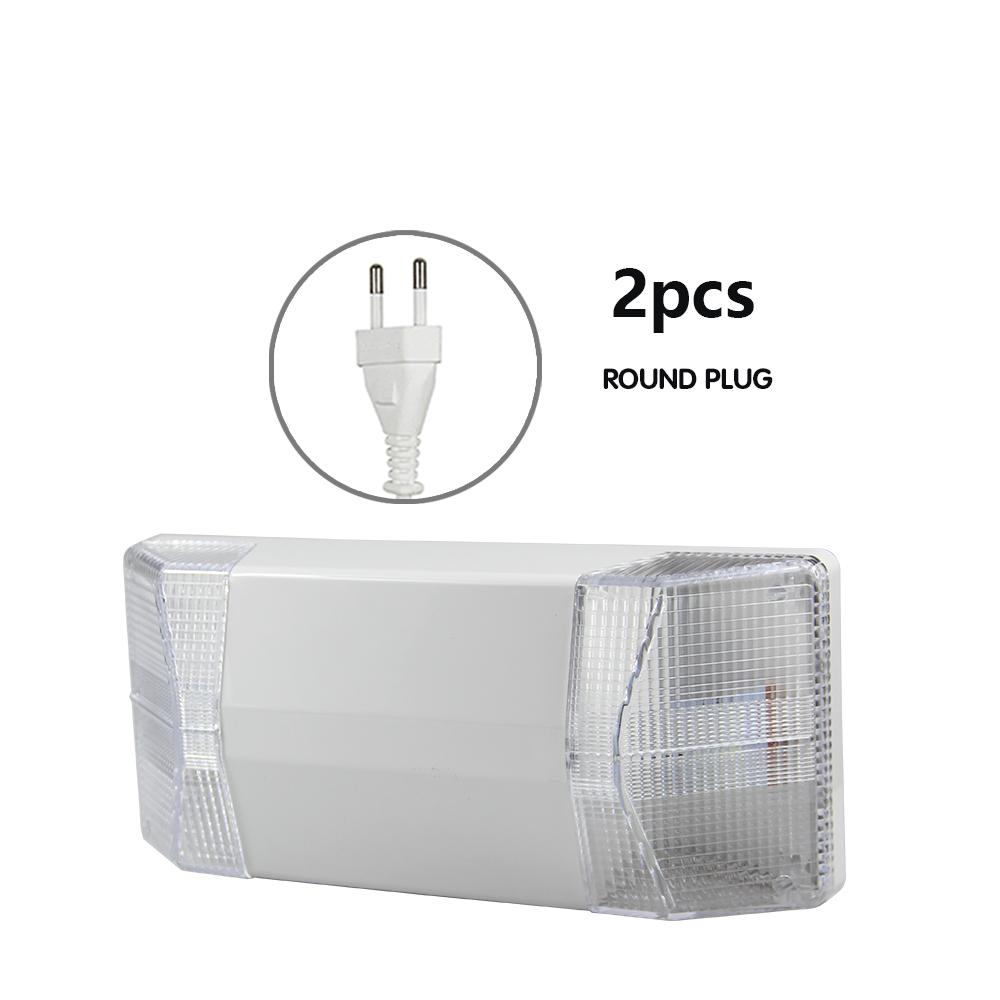 

Emergency Evacuation Light Double Head LED Emergency Light Wall-mounted Rechargeable Fire Fighting Lamps Safety Indicator Light
