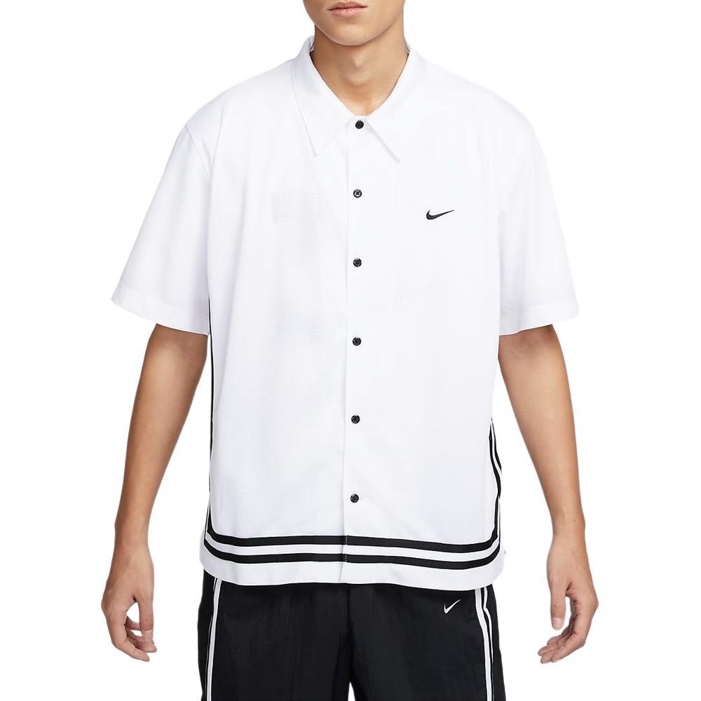Nike DNA Crossover Dri-FIT Basketball Shirt (Asia Sizing)  White Black  Men s FN2876-100 L