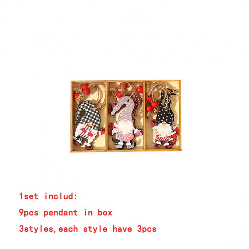 Dekoracje Świąteczne Ręcznie Robiony Design Trwały Materiał Prezenty Świąteczne Wysokiej Jakości Drewno 2025 Ozdoby Navidad 2025 Ozdoby