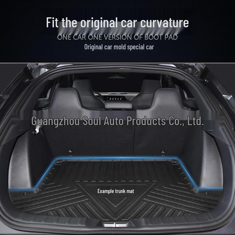 Eco-Friendly Waterproof TPE Trunk Mat for 2021 Kia Carnival (4th Gen)
