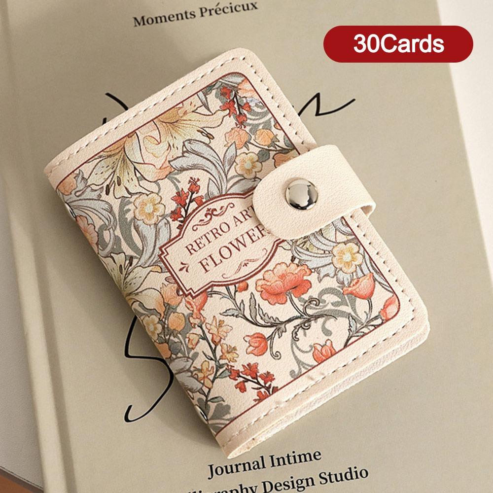 

20/30 Карманов для Женщин Кошельки Большой Вместимости Визитница Новая Сумка Для Денег Для Женщин Beige-30Cards