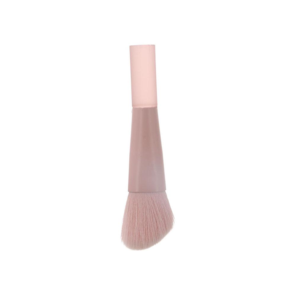 10Pcs/Set Candy Color Mini Size Makeup Brush Set Translucent Jelly Pink Cosmetic Brush  Make Up Tool
