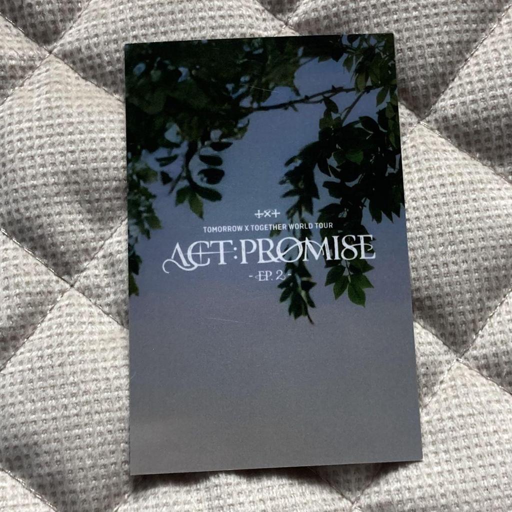 [USED] TXT Yeonjun ACT:PROMISE EP.2 Incheon Trading Card