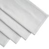 White Cotton Linen Solid Color Square Napkin