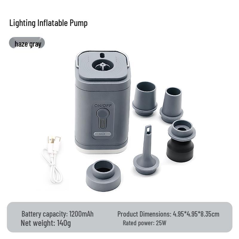 Multi-Functional Portable Electric Inflatable Pump for Camping Gear