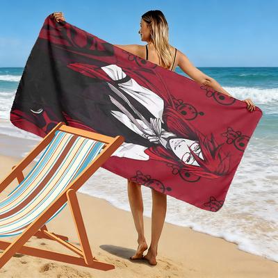 Grell Sutcliff 2D Flat Print Beach Towel, Large Soft Quick Dry Towel for Beach Camping Swimming.MSTJ0918048