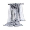 160*50cm Long Wrap Shawl Sunscreen Beach Gauze Scarf Elegant Chiffon Scarf  for Women