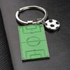 Creative Classic Football Field Keychain Men Sports Leisure Car Key Ring Key Pendant Football Key Chain Bag Pendant Accessories