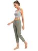 Damen Übergröße Lockere Straight-Leg Yogahose mit Kordelzugbund - Lässig, Elastisch, Neun-Punkte-Passform